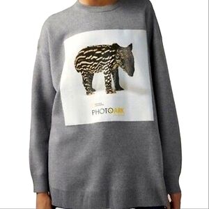 Zara × National Geographic Photo Ark Sweater (New) RARE